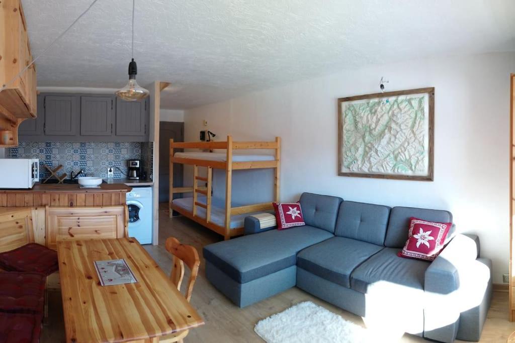Studio Bettex 4P- Vue Mont-Blanc Saint-Gervais-les-Bains Bagian luar foto