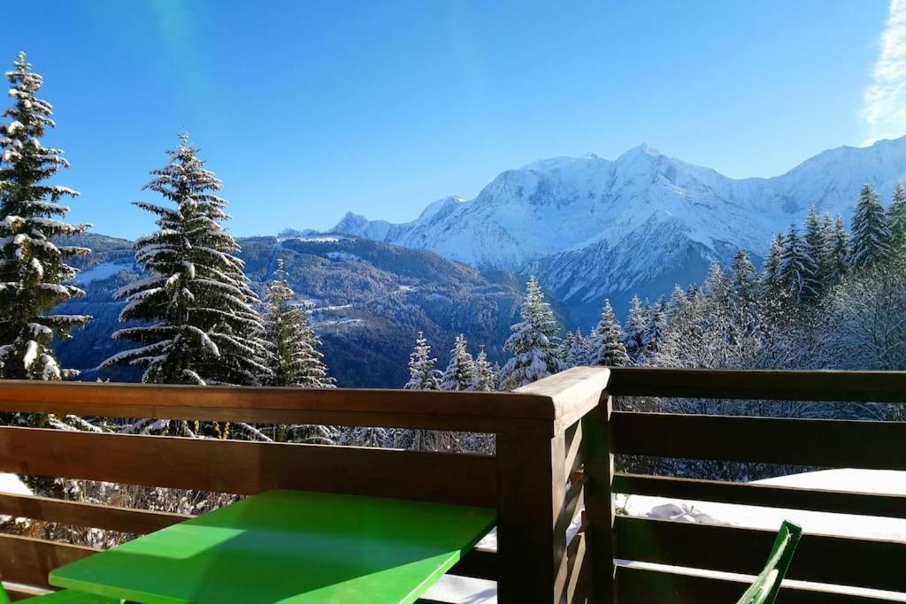Studio Bettex 4P- Vue Mont-Blanc Saint-Gervais-les-Bains Bagian luar foto